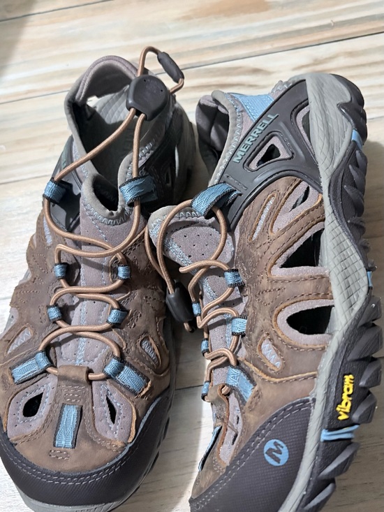 Merrell Brown and Blue Men’s Outdoor Sandal-Sneakers main image 4